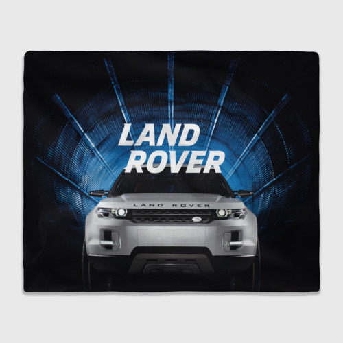 Плед 3D Land Rover, цвет 3D (велсофт)