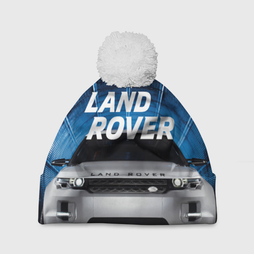 Шапка 3D c помпоном Land Rover, цвет 3D печать