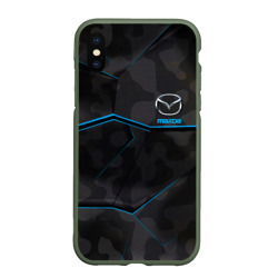 Чехол для iPhone XS Max матовый Mazda