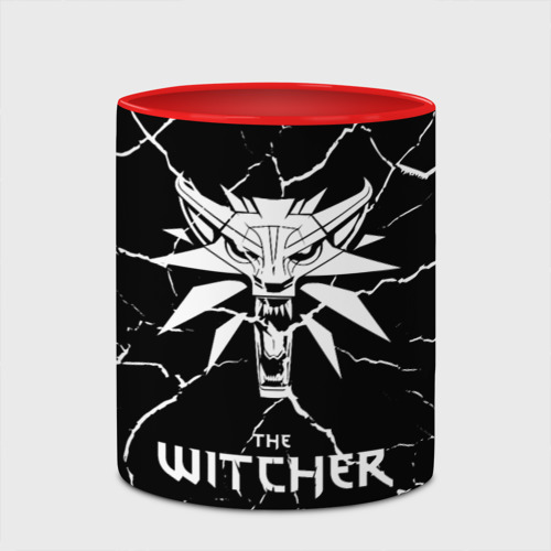 Кружка с полной запечаткой The Witcher, цвет белый + красный - фото 4