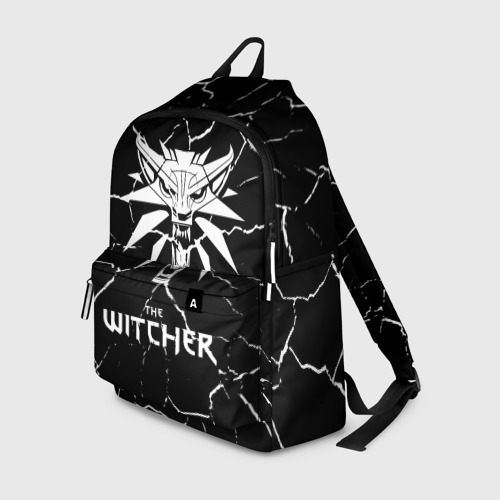 Рюкзак с принтом The Witcher, вид спереди №1