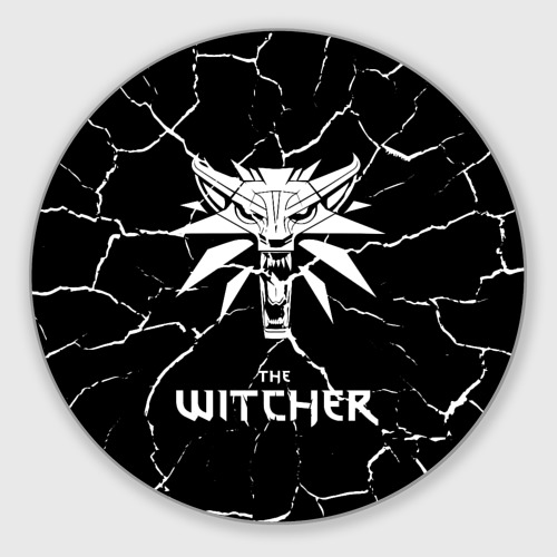 Круглый коврик для мышки The Witcher