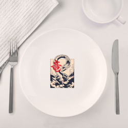 Набор: тарелка + кружка Морской дракон - фото 2
