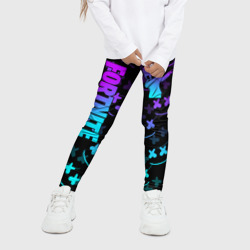 Детские леггинсы 3D Fortnite x Marshmello Фортнайт - фото 2