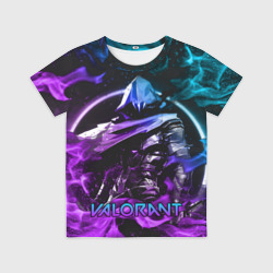 Детская футболка 3D Valorant omen