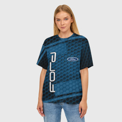 Женская футболка oversize 3D Ford - фото 2
