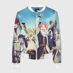 Женский бомбер 3D Все песонажи Хвост Феи