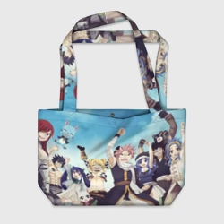 Пляжная сумка 3D Все песонажи Хвост Феи