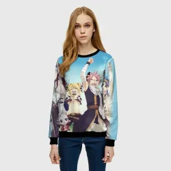 Женский свитшот 3D Все песонажи Хвост Феи - фото 2