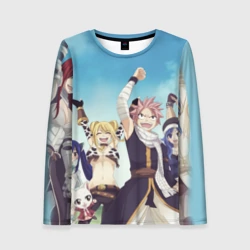 Женский лонгслив 3D Все песонажи Хвост Феи
