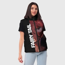 Женский жилет утепленный 3D Хвост Феи взгляд - фото 2