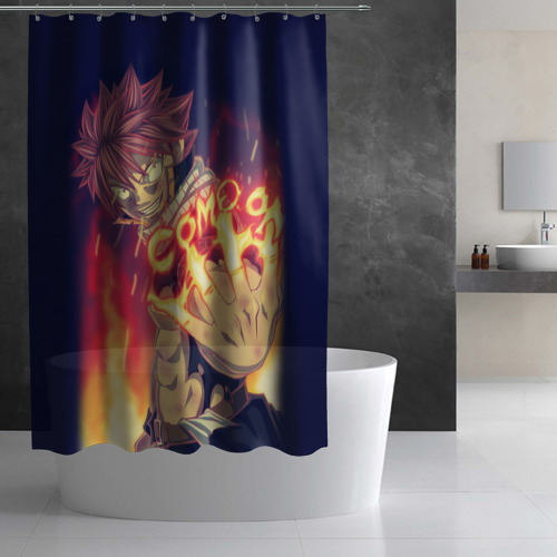 Штора 3D для ванной Fairy Tail Como oi - фото 2