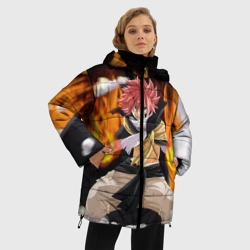 Женская зимняя куртка Oversize Fairy Tail воинственный Нацу - фото 2