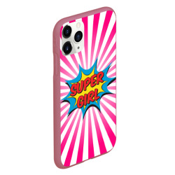 Чехол для iPhone 11 Pro матовый Super Girl - фото 2