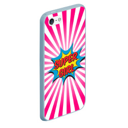 Чехол для iPhone 5/5S матовый Super Girl - фото 2