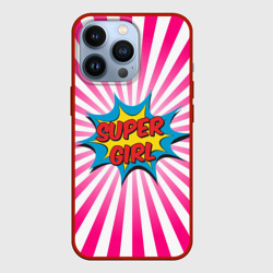 Чехол для iPhone 13 Pro Super Girl