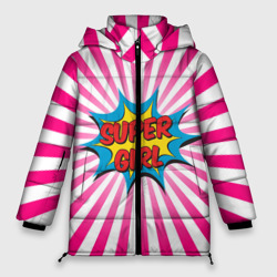 Женская зимняя куртка Oversize Super Girl