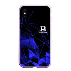 Чехол для iPhone XS Max матовый Honda