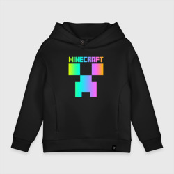 Детское худи Oversize хлопок Minecraft Creeper