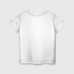 Светящаяся футболка с принтом Minecraft Creeper для любого человека, вид сзади №1. Цвет основы: белый