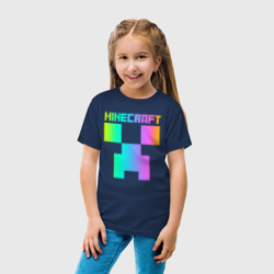 Светящаяся детская футболка Minecraft Creeper - фото 2