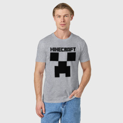 Мужская футболка хлопок Minecraft Creeper - фото 2