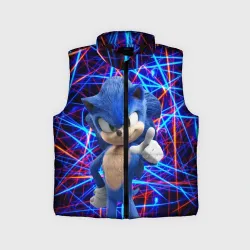 Детский жилет утепленный 3D Sonic тычет пальцем