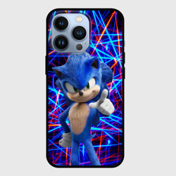 Чехол для iPhone 13 Pro Sonic тычет пальцем