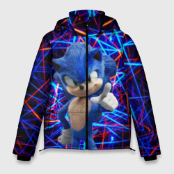 Мужская зимняя куртка 3D Sonic тычет пальцем