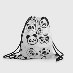 Рюкзак-мешок 3D Панды