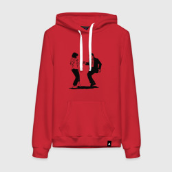 Женская толстовка хлопок Грязные танцы Винсента и Мии Уоллес - Криминальное чтиво