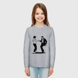 Детский лонгслив хлопок Грязные танцы Винсента и Мии Уоллес - Криминальное чтиво - фото 2