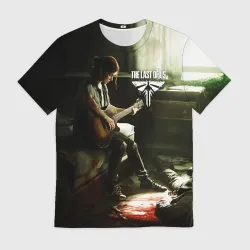 Мужская футболка 3D The Last of Us 2 Одни из Нас 2 Элли