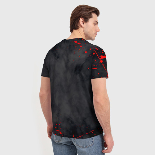 Мужская футболка 3D Helltaker Logo (Z), цвет 3D печать - фото 4