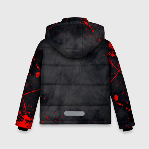 Зимняя куртка для мальчиков 3D Helltaker Logo, цвет светло-серый - фото 2