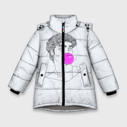 Зимняя куртка для девочек 3D Bubble gum