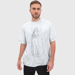 Мужская футболка oversize 3D Афродита - фото 2