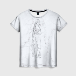Женская футболка 3D Афродита
