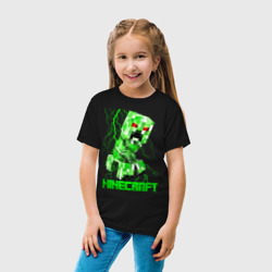 Детская футболка хлопок Minecraft Creeper - фото 2
