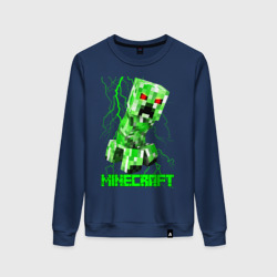 Женский свитшот хлопок Minecraft Creeper