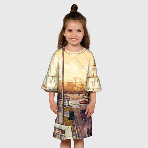 Детское платье 3D GTA San Andreas, цвет 3D печать - фото 4