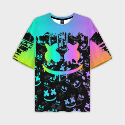 Мужская футболка oversize 3D Marshmello