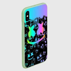 Чехол для iPhone XS Max матовый Marshmello - фото 2