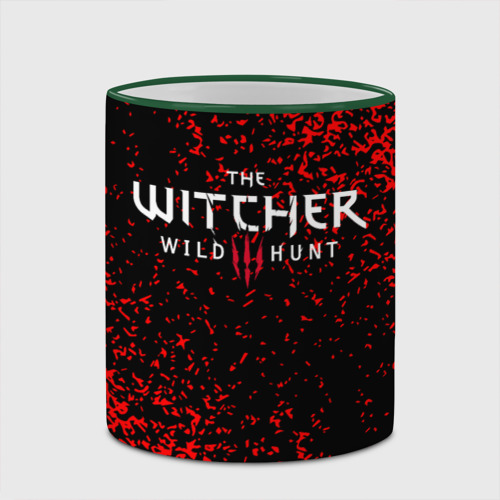 Кружка с полной запечаткой The Witcher, цвет Кант зеленый - фото 4
