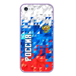 Чехол для iPhone 5/5S матовый Russia sport