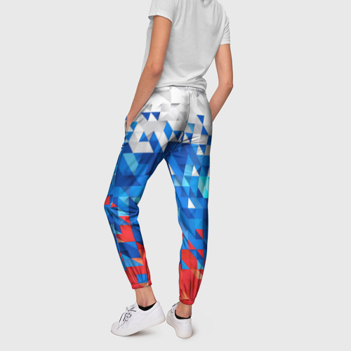 Женские брюки 3D Russia sport, цвет 3D печать - фото 4