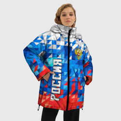Женская зимняя куртка Oversize Russia sport - фото 2