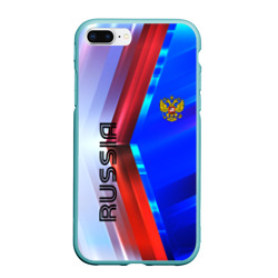 Чехол для iPhone 7Plus/8 Plus матовый Russia sport