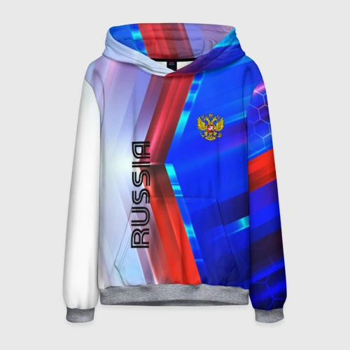 Мужская толстовка 3D Russia sport