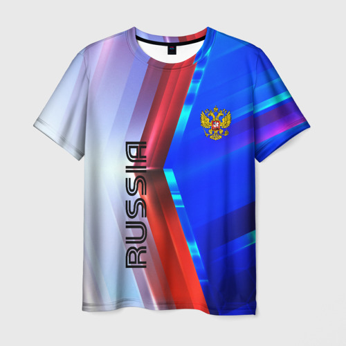 Мужская футболка 3D Russia sport, цвет 3D печать